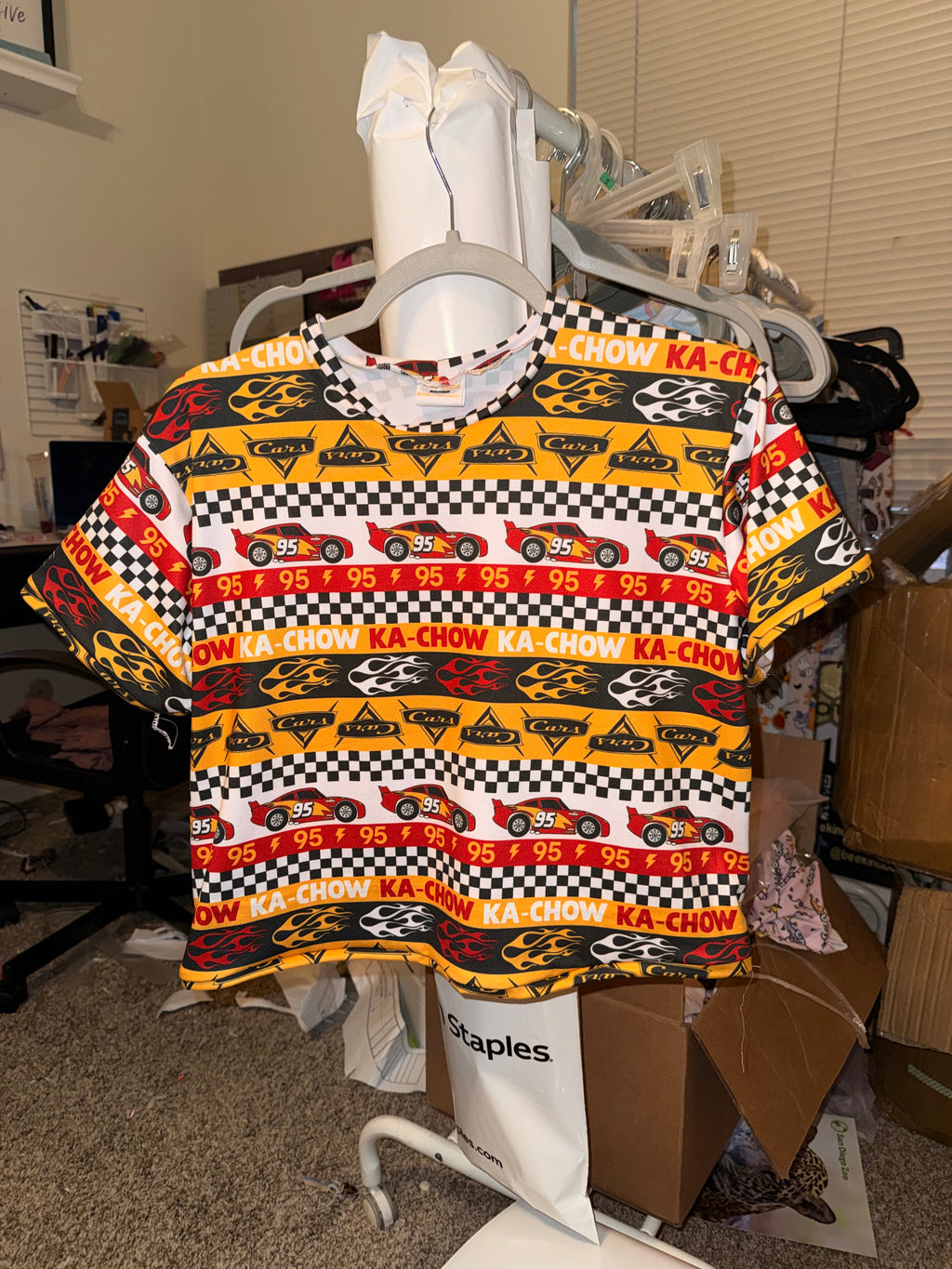 Handmade Ka-Chow Striped Oversized Tee- 5T