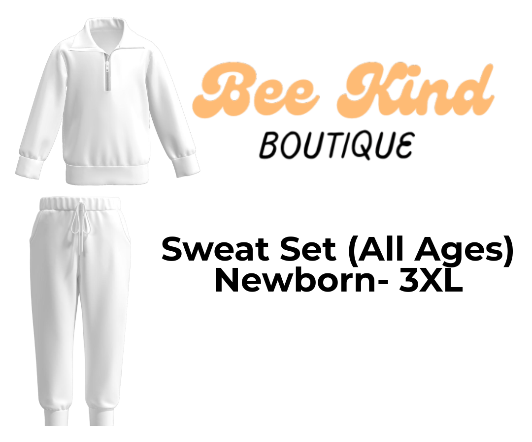 MODEL Preorder Child/Adult 2 Piece Sweat Set