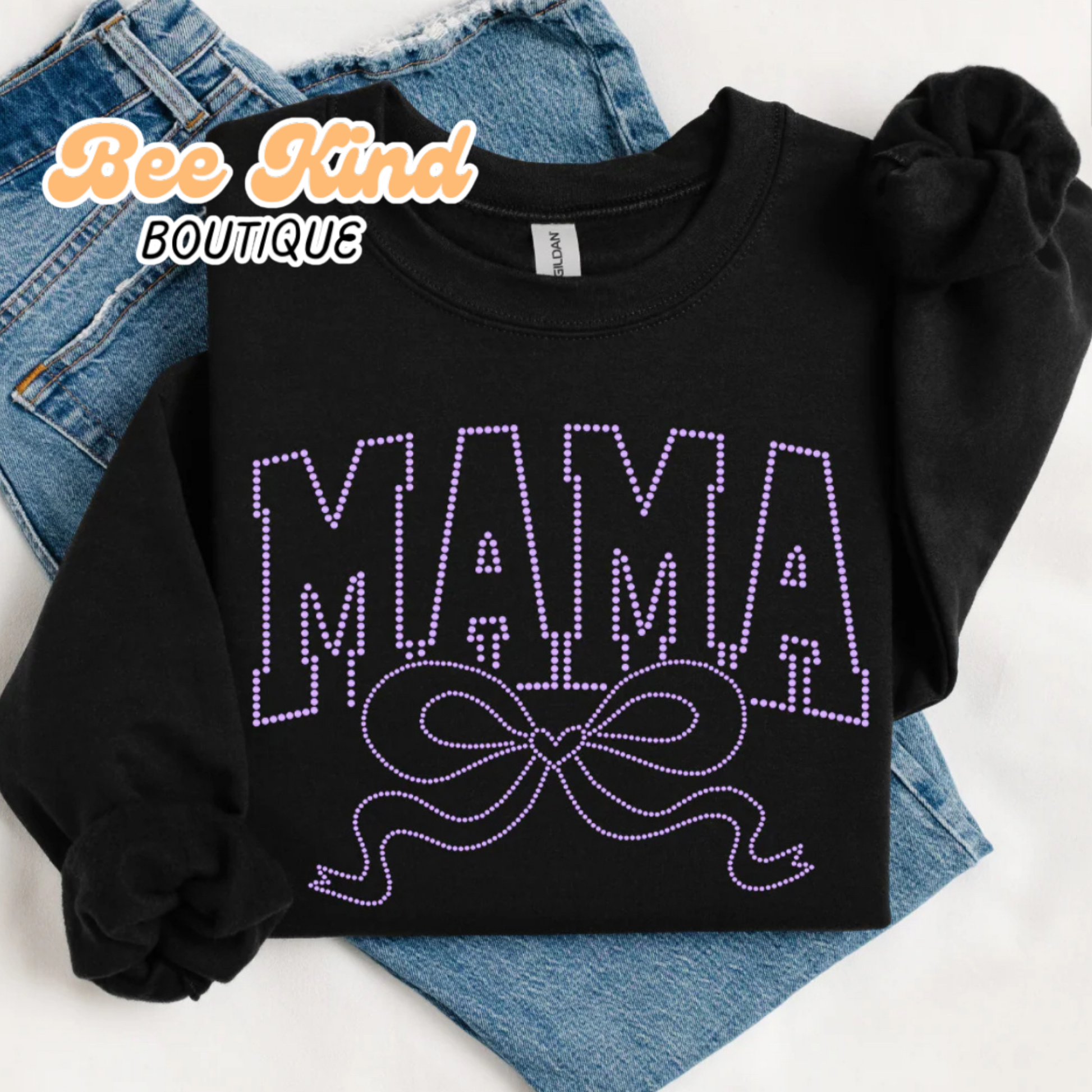 PREORDER Adult “Mama” Rhinestone Crewneck
