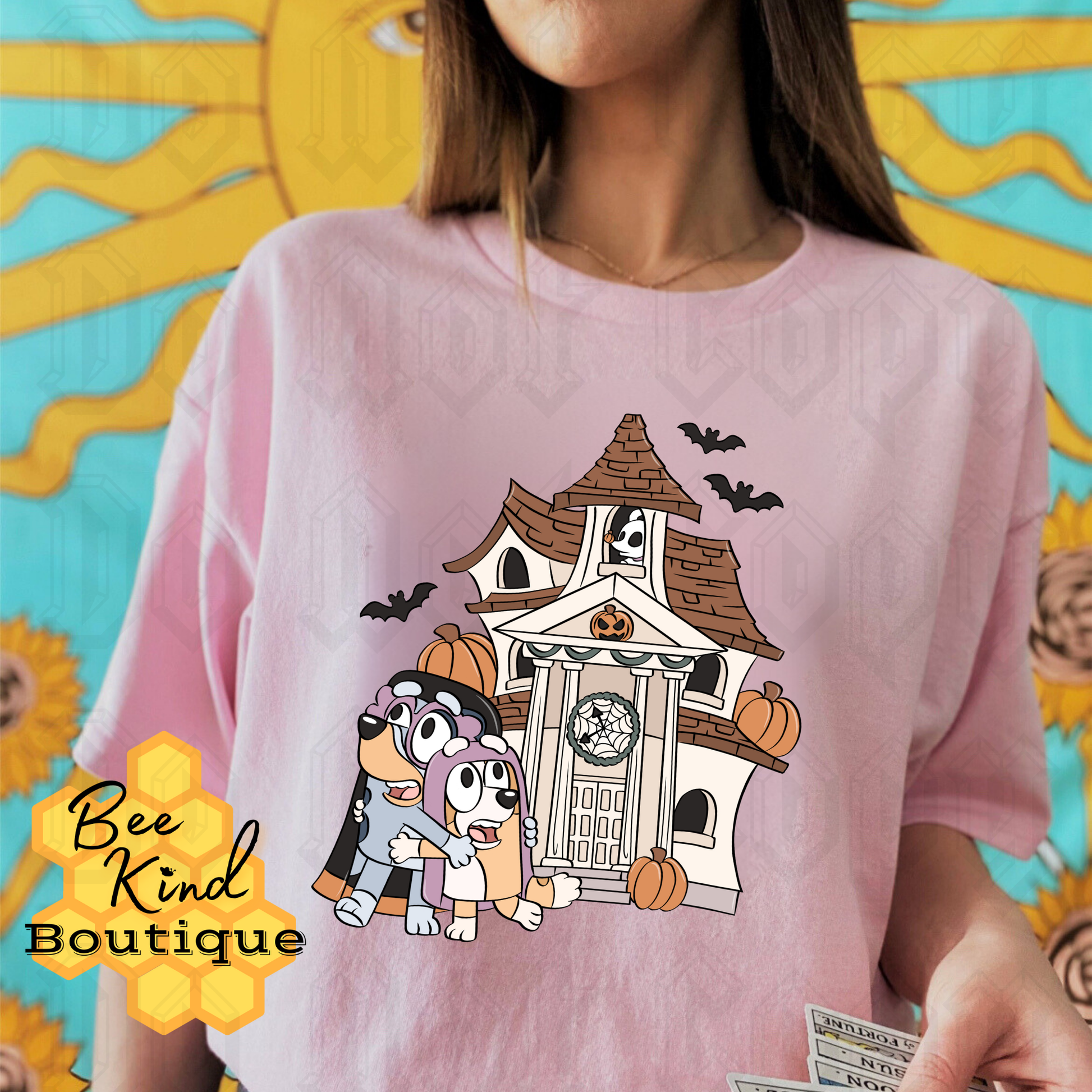 PREORDER Toddler "Haunted House” Heeler Sisters Design