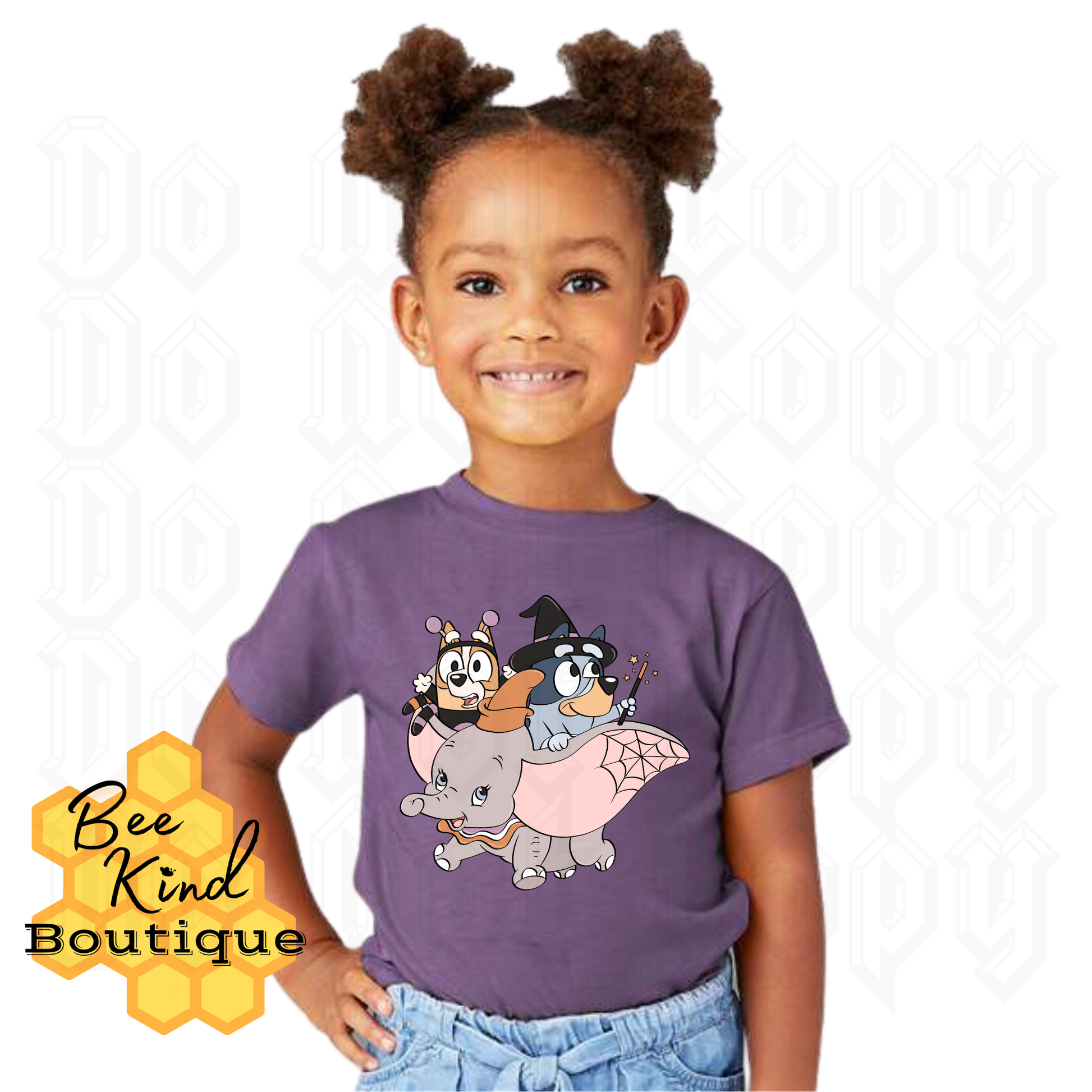 PREORDER Toddler "Sisters on an Elephant” Heeler Dog Design