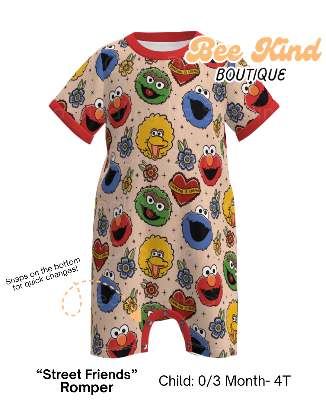 PREORDER “Street Friends” Romper