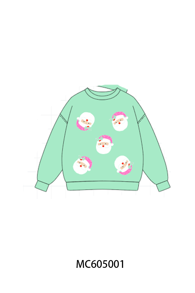 PREORDER Christmas santa claus sequin mom&me collection