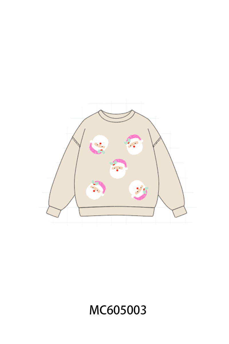 PREORDER Christmas santa claus sequin mom&me collection