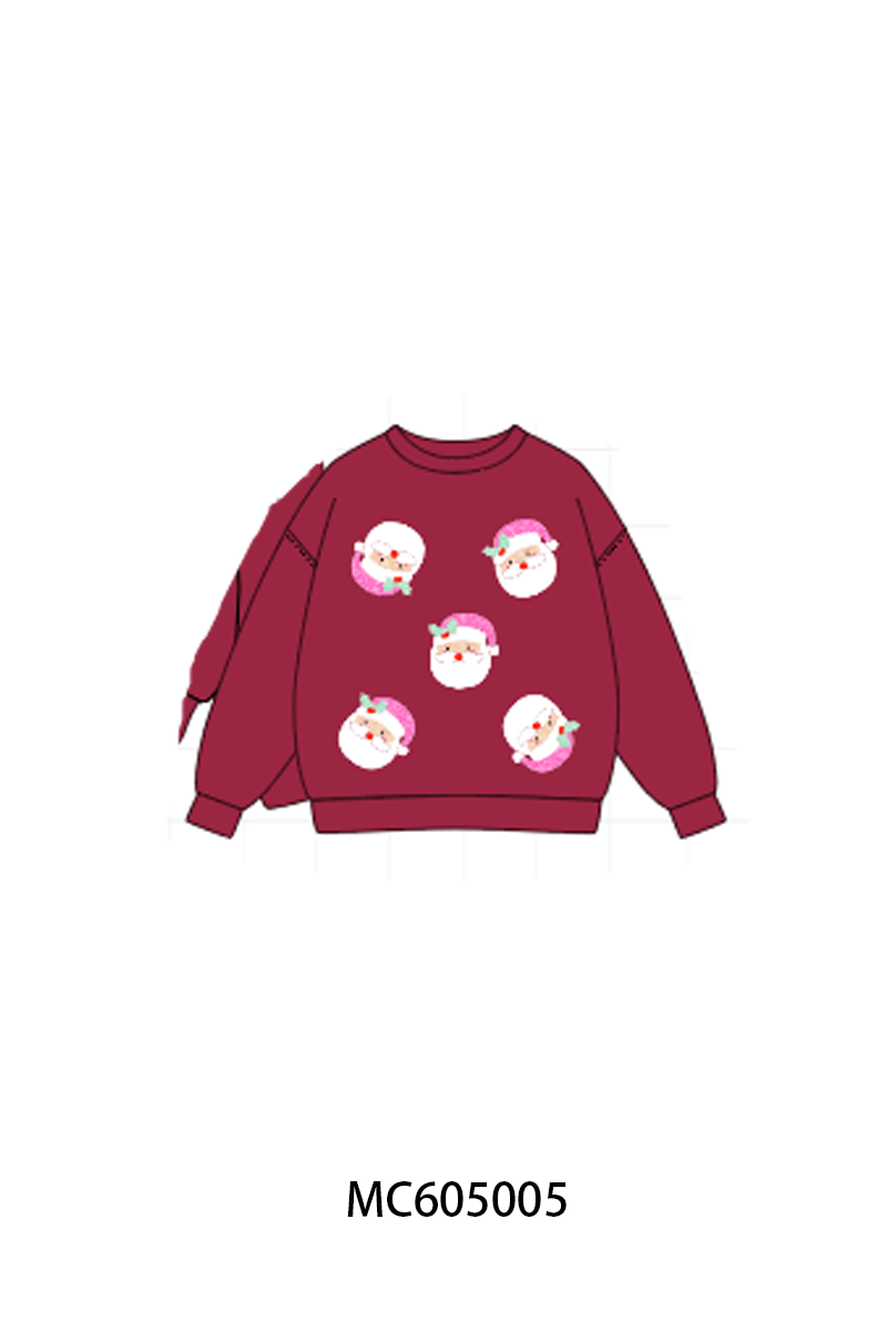 PREORDER Christmas santa claus sequin mom&me collection