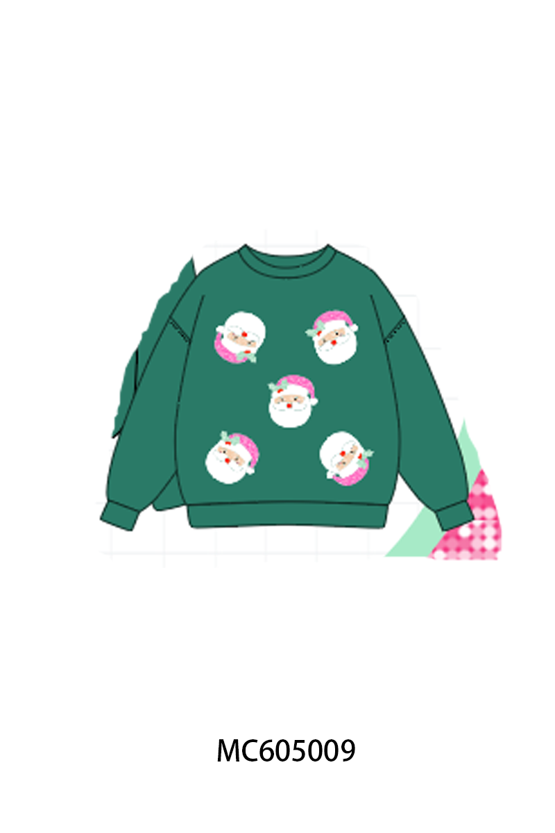 PREORDER Christmas santa claus sequin mom&me collection