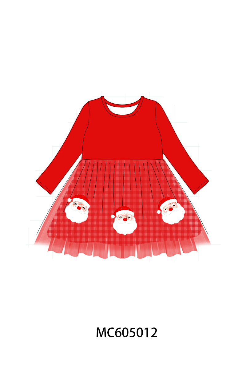 PREORDER Red christmas santa claus sequin collection