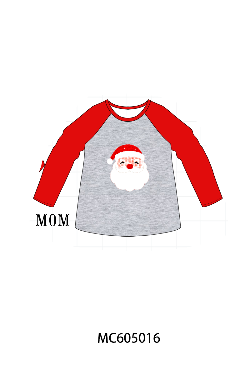 PREORDER Red christmas santa claus sequin collection