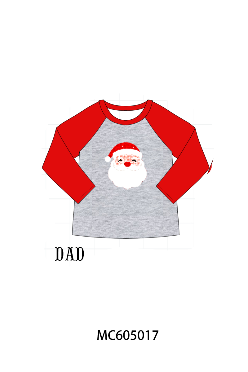 PREORDER Red christmas santa claus sequin collection