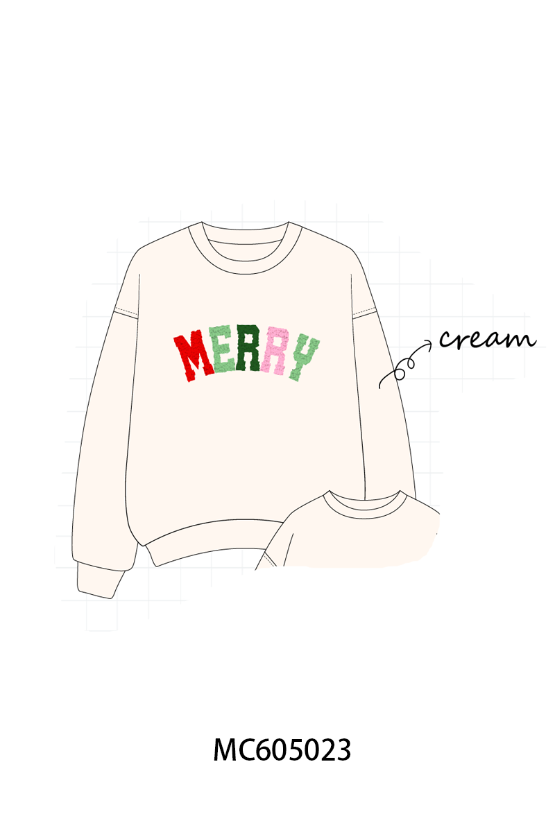 PREORDER Multicolored MERRY french knot mom&me collection 1