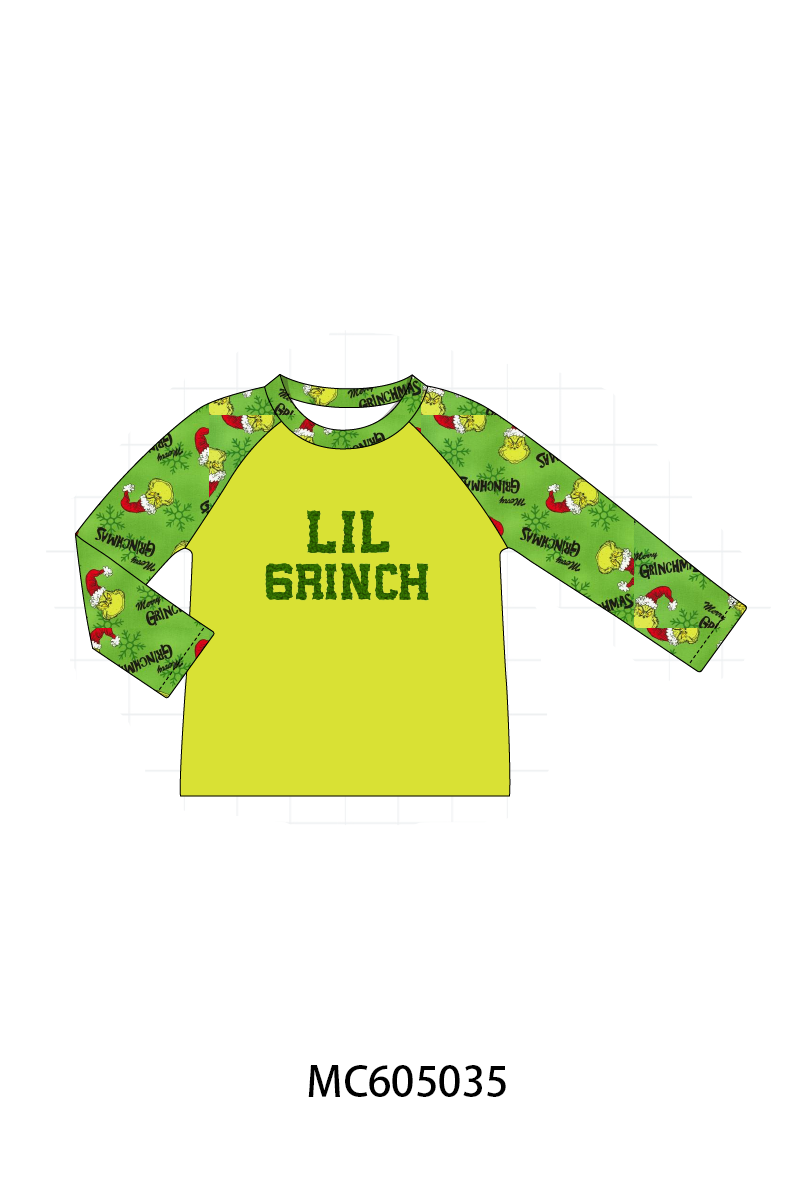PREORDER Green christmas LIL grinch french knot collection