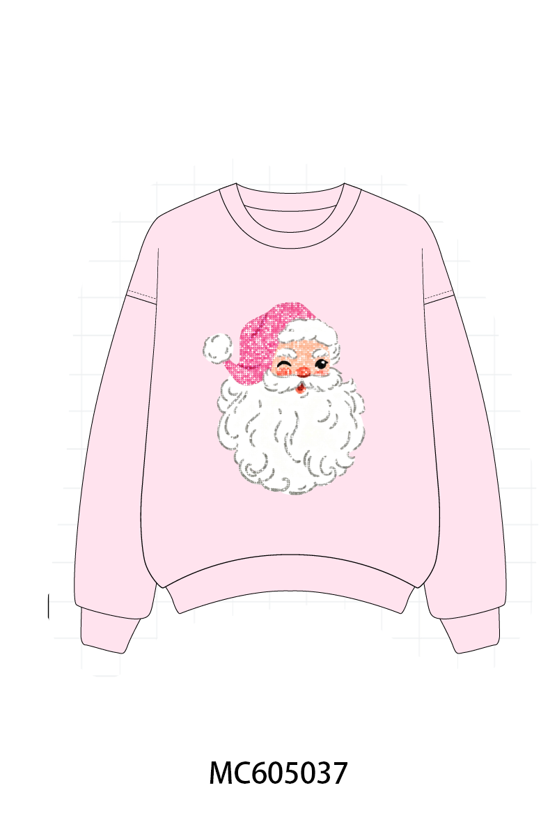 PREORDER Multicolored santa claus sequin mom&me collection 1