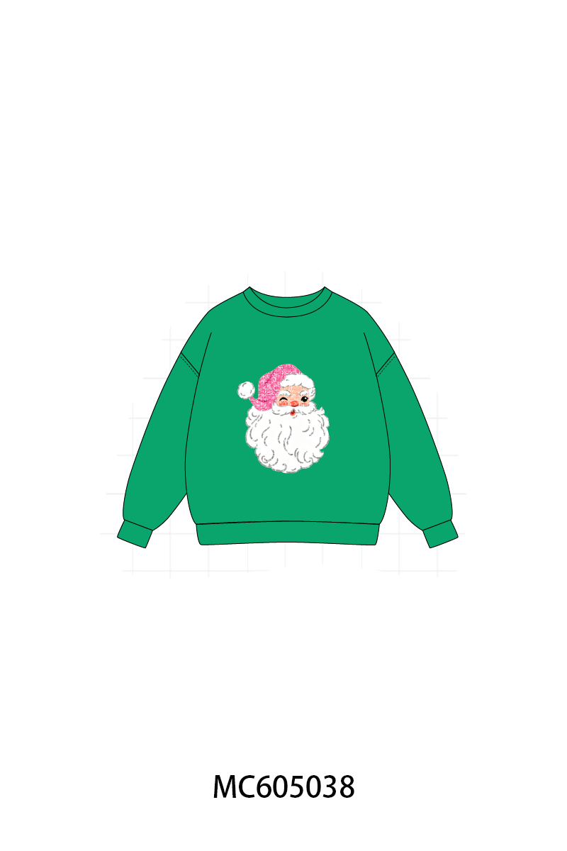 PREORDER Multicolored santa claus sequin mom&me collection 1