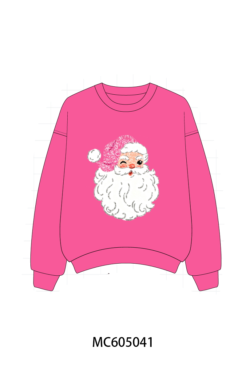 PREORDER Multicolored santa claus sequin mom&me collection 1
