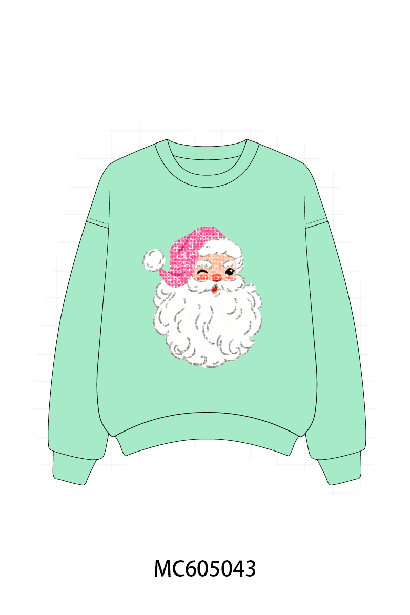 PREORDER Multicolored santa claus sequin mom&me collection 2