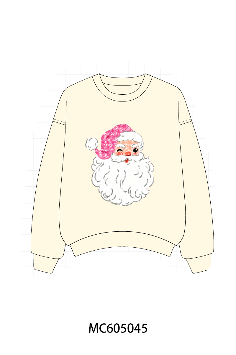PREORDER Multicolored santa claus sequin mom&me collection 2