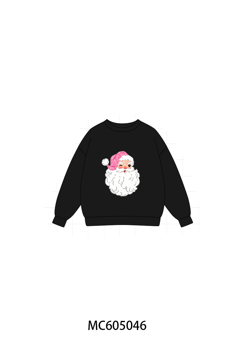 PREORDER Multicolored santa claus sequin mom&me collection 2