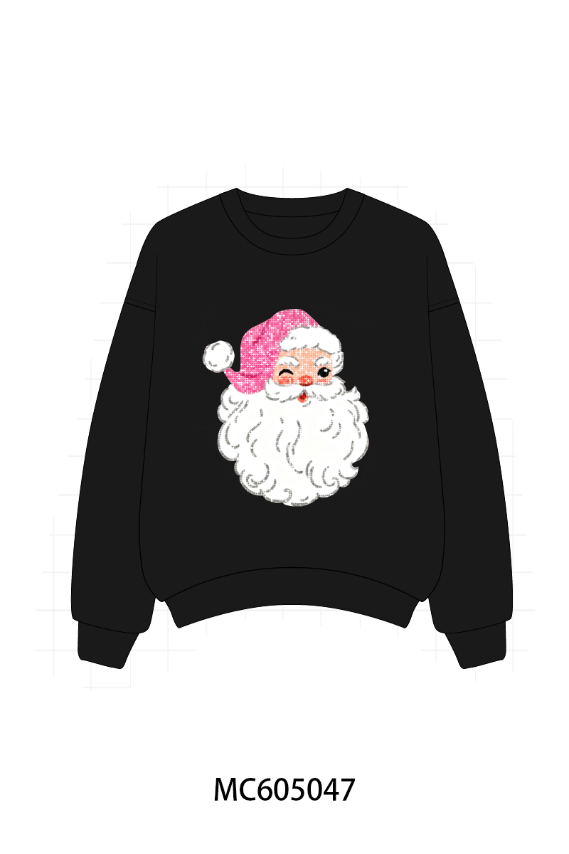 PREORDER Multicolored santa claus sequin mom&me collection 2