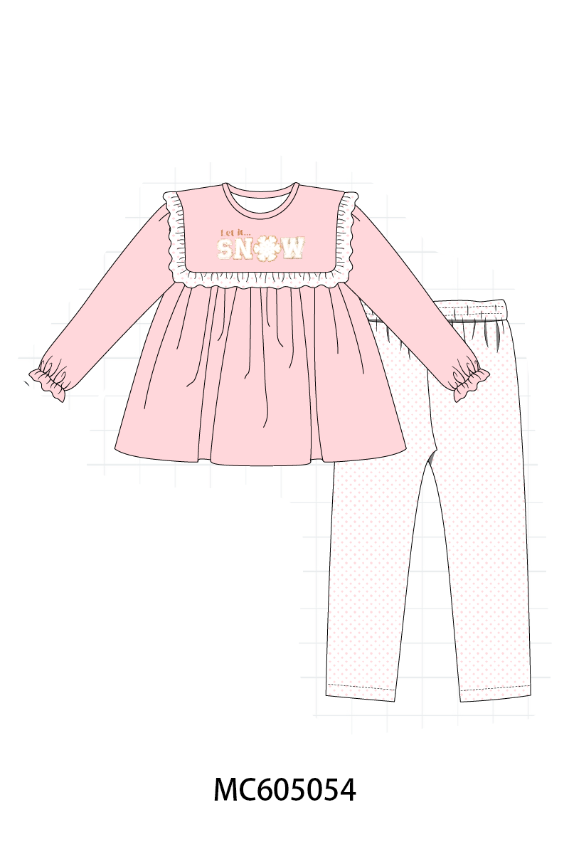PREORDER Pink&blue snow french knot collection