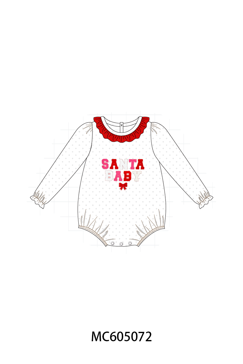 PREORDER Pink Santa Baby french knot collection
