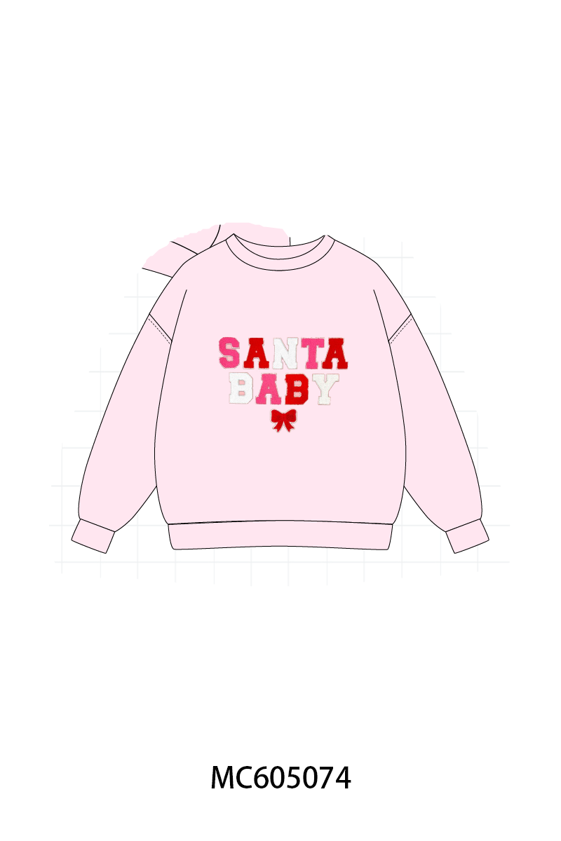 PREORDER Pink Santa Baby french knot collection