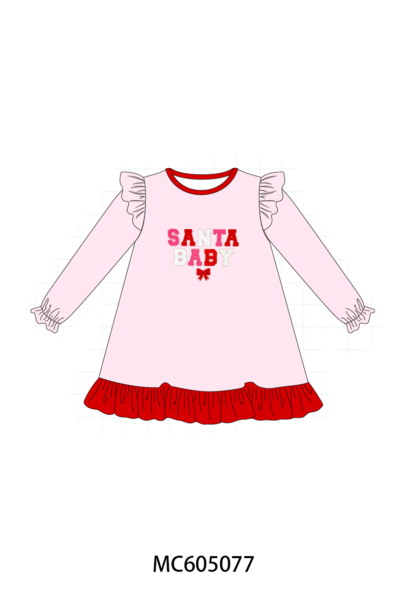 PREORDER Pink Santa Baby french knot collection