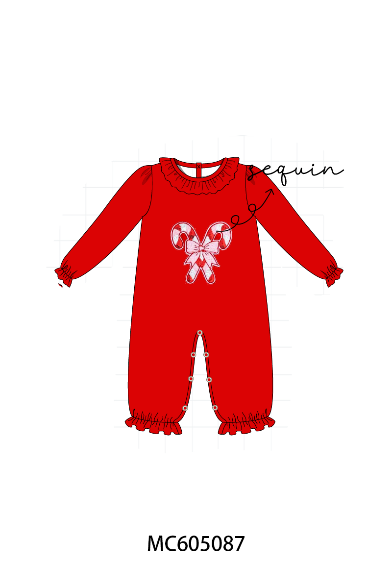 PREORDER Red christmas candy sequin collection
