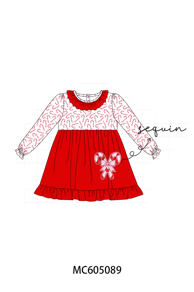 PREORDER Red christmas candy sequin collection