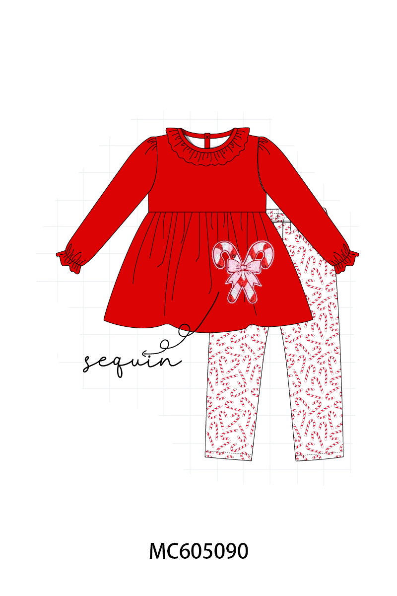 PREORDER Red christmas candy sequin collection