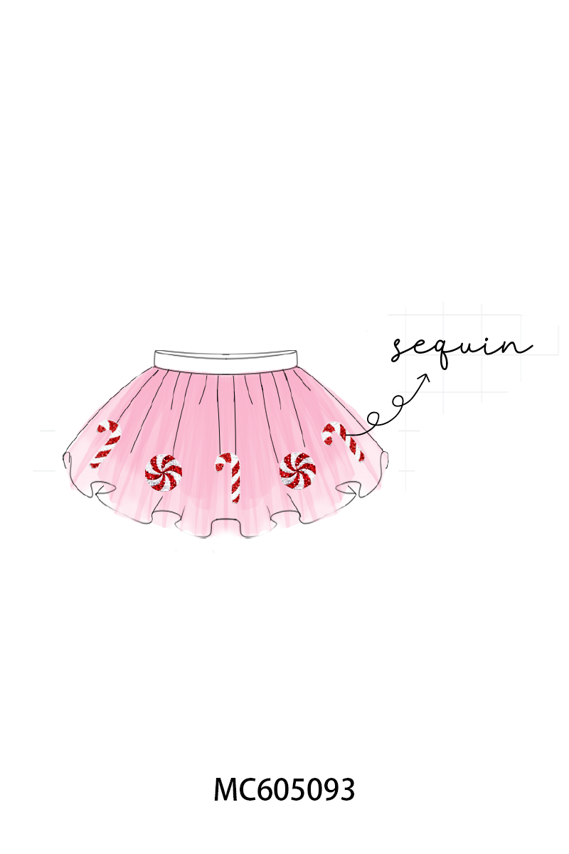 PREORDER Red christmas candy sequin collection
