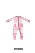 PREORDER Pink Bow Checkered Bamboo Collection