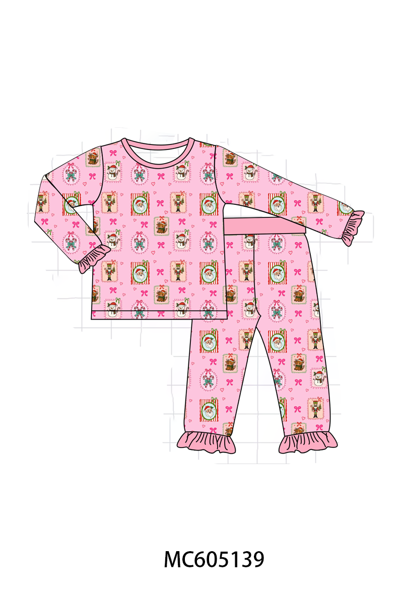 PREORDER Pink Christmas Snowman Bamboo Collection