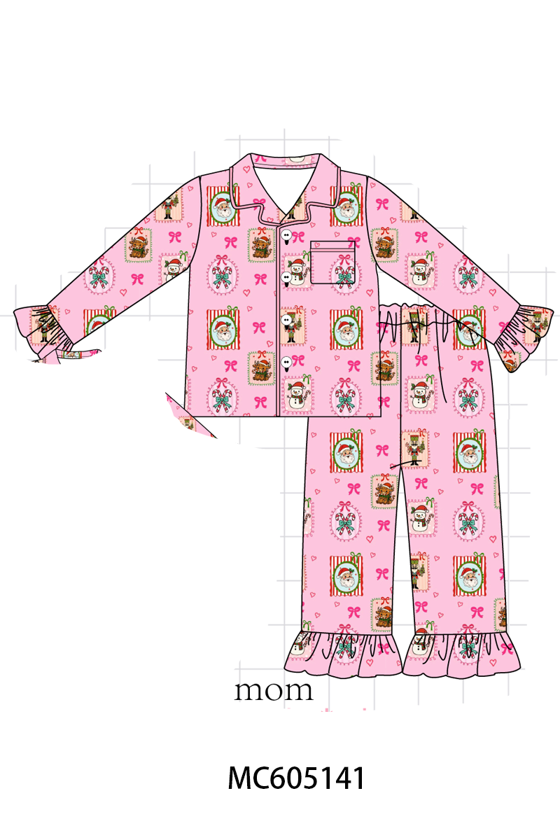PREORDER Pink Christmas Snowman Bamboo Collection