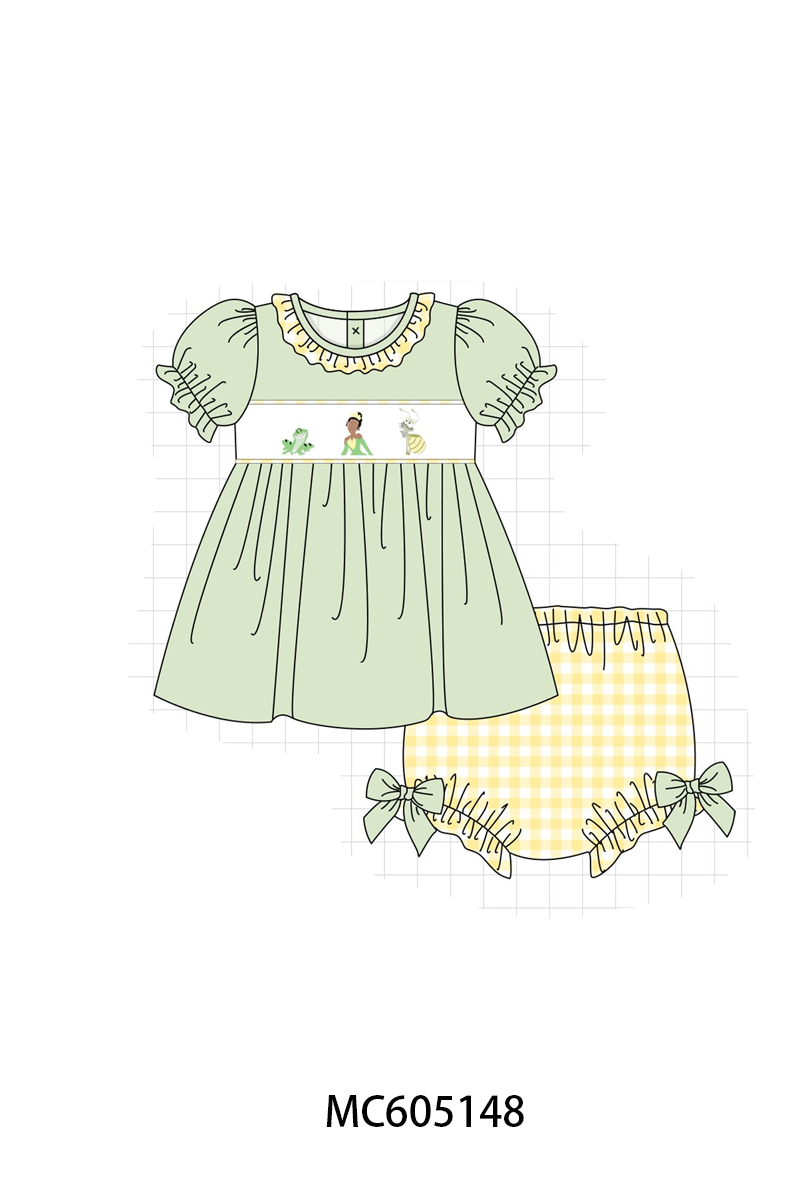 PREORDER Green Princess and the Frog Embroidery Collection