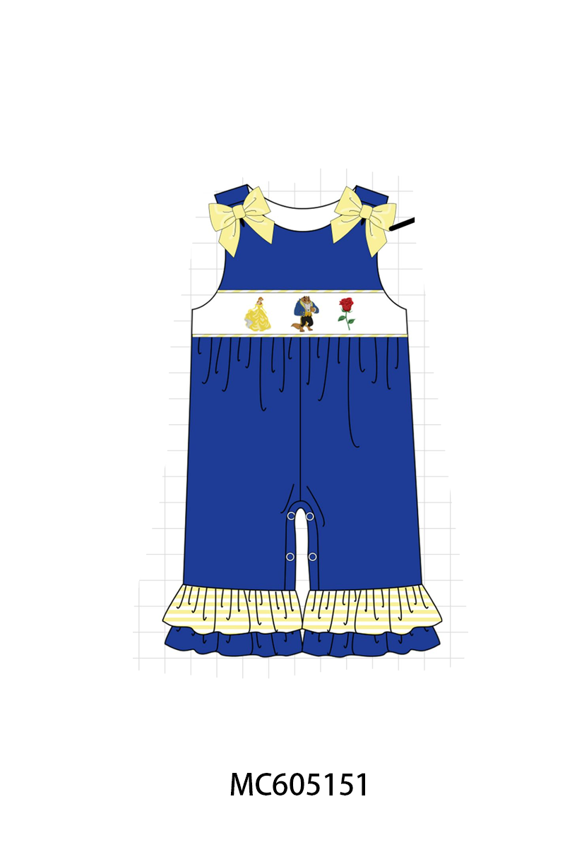 PREORDER Royal Blue Character embroidery Collection