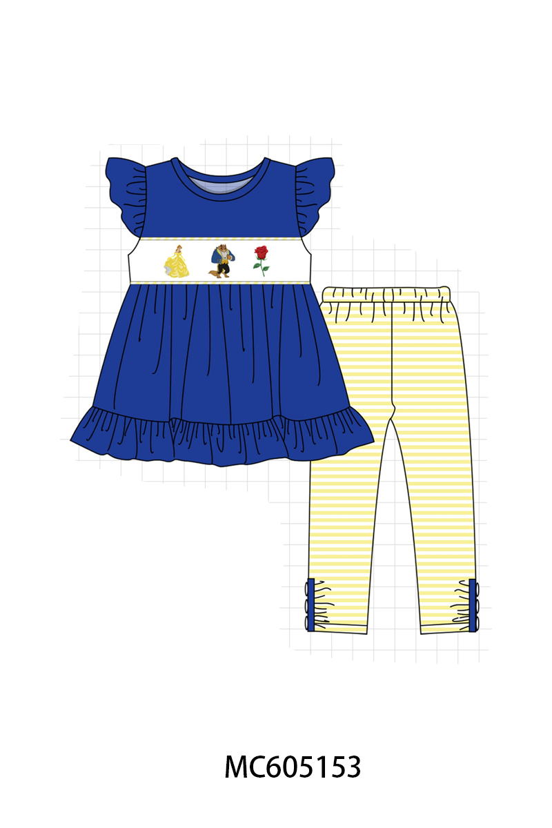 PREORDER Royal Blue Character embroidery Collection