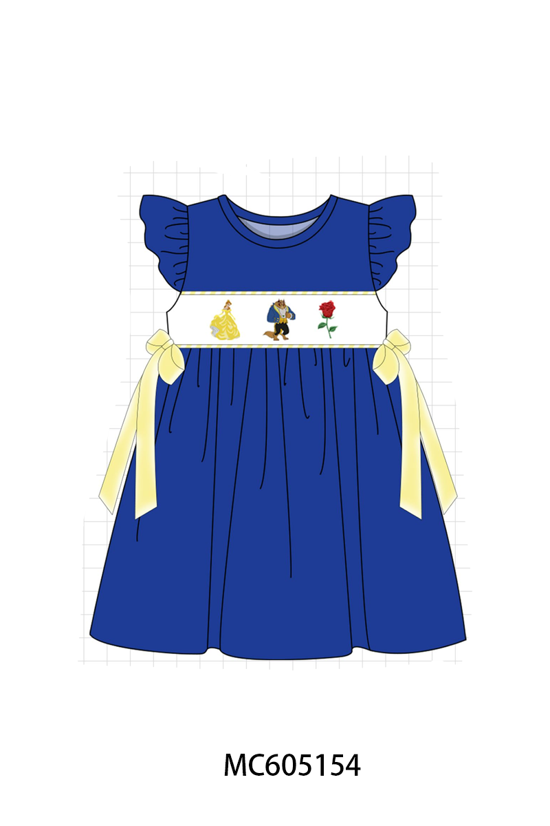 PREORDER Royal Blue Character embroidery Collection