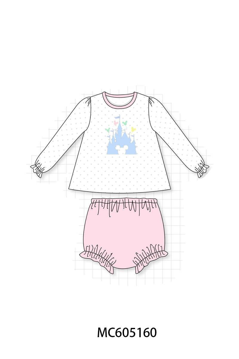 PREORDER Pink & Blue Castle Applique Collection