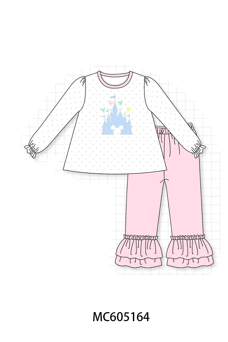 PREORDER Pink & Blue Castle Applique Collection