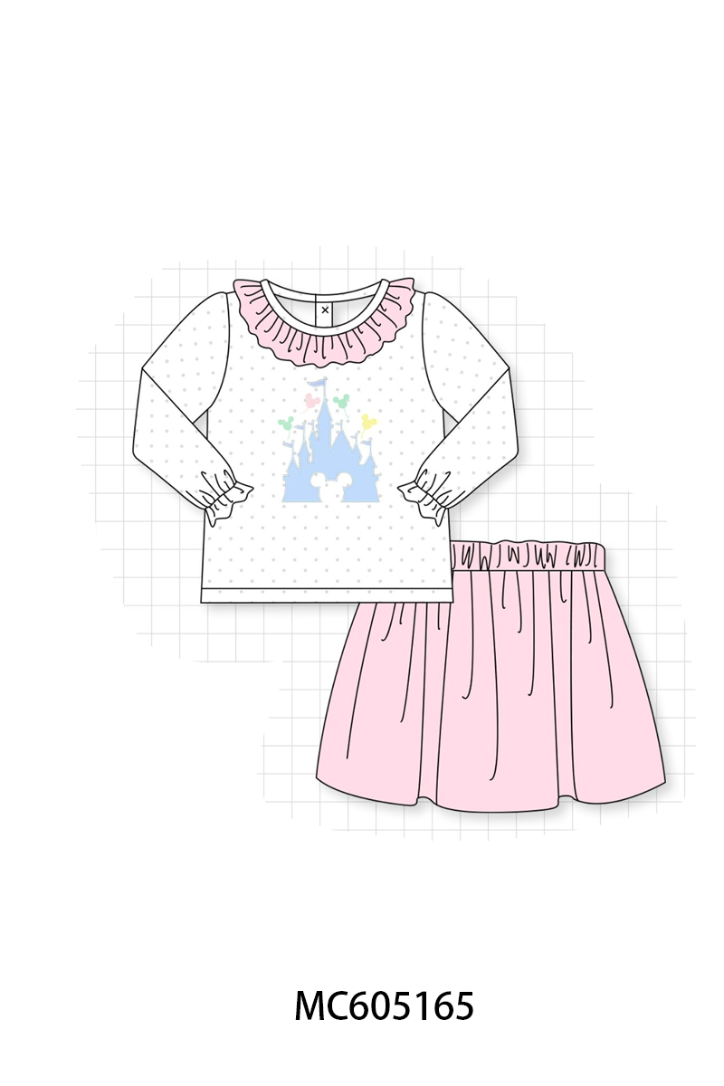 PREORDER Pink & Blue Castle Applique Collection