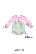 PO92 Green Stripe Farm Embroidery Collection