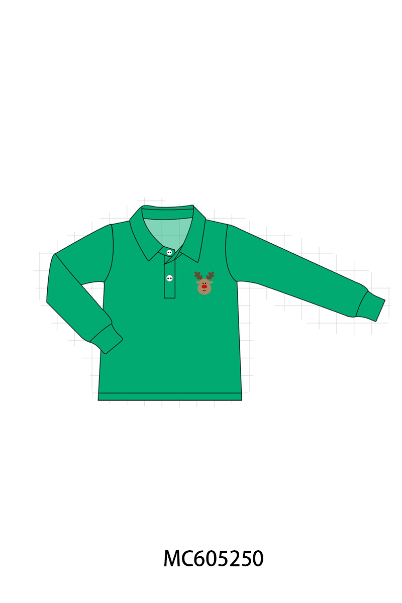 PREORDER Green Christmas Reindeer French Knot Collection
