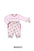 PREORDER Pink Christmas Santa Claus French Knot Collection