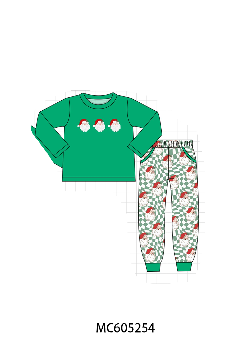 PREORDER Pink Christmas Santa Claus French Knot Collection
