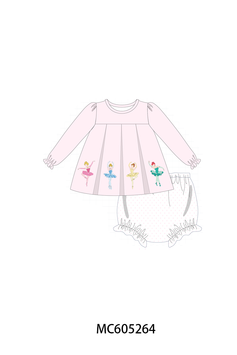 PREORDER Pink Ballet Princess Embroidery Collection