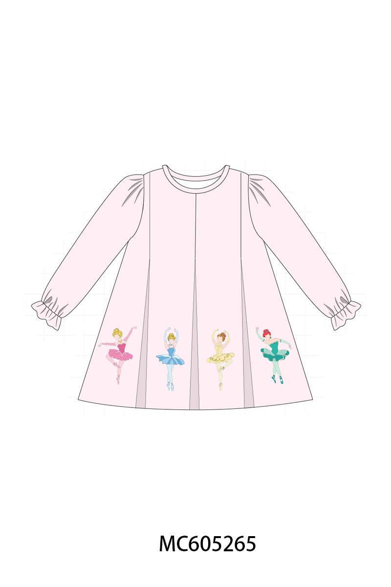 PREORDER Pink Ballet Princess Embroidery Collection