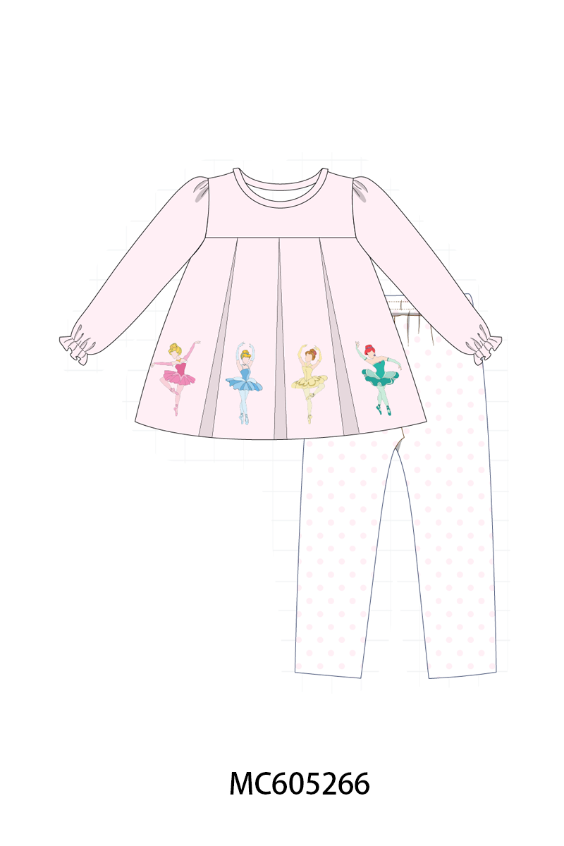 PREORDER Pink Ballet Princess Embroidery Collection