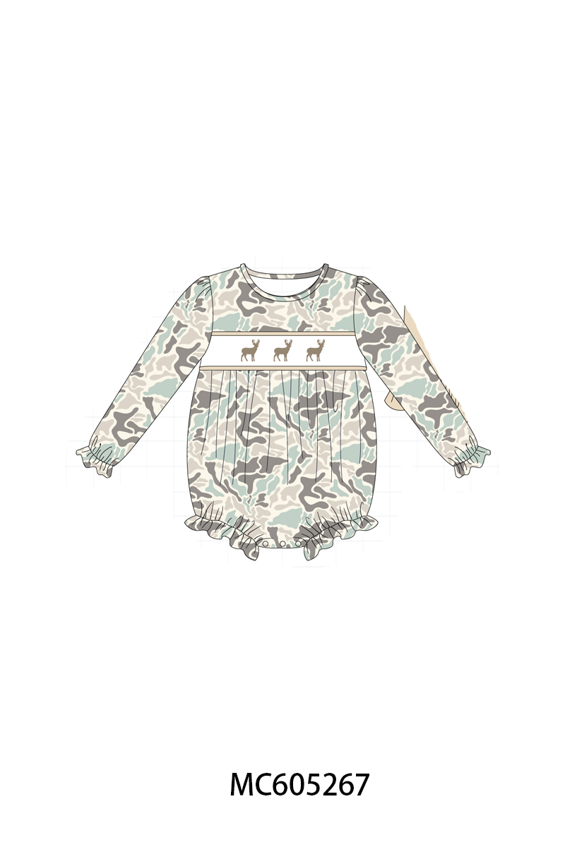 PREORDER Camouflage Hunting Deer Embroidery Collection