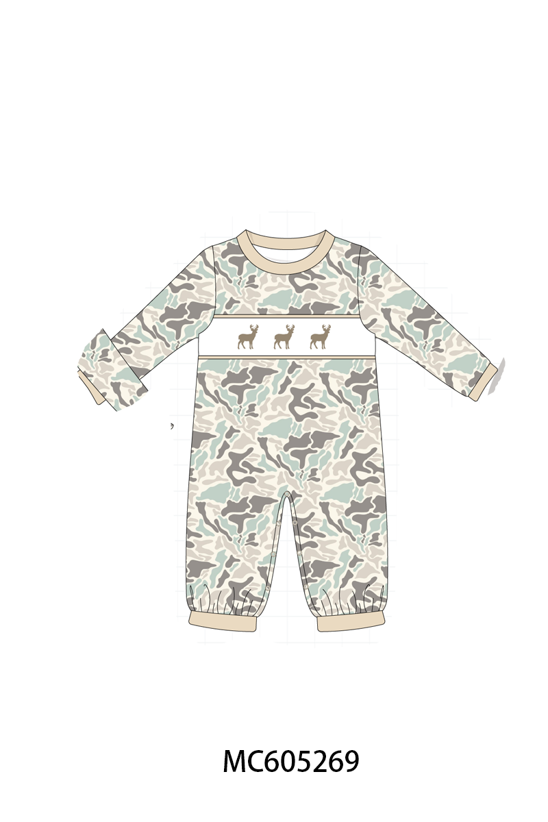 PREORDER Camouflage Hunting Deer Embroidery Collection
