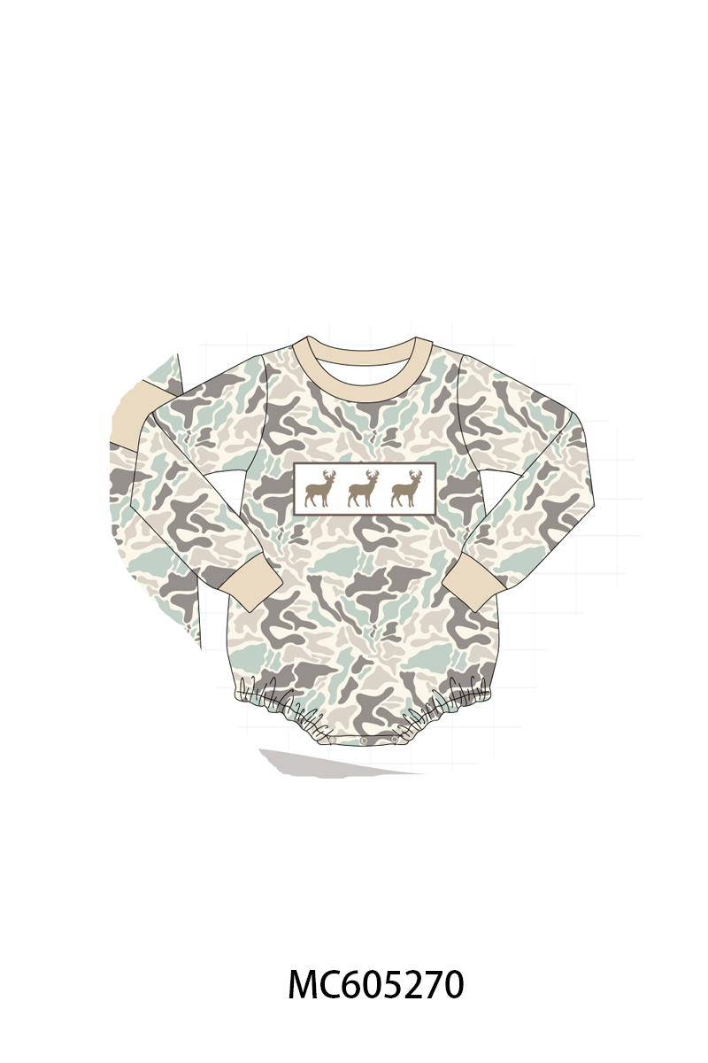 PREORDER Camouflage Hunting Deer Embroidery Collection